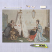 Das Baby schläft (von Gerolamo Induno) Seidenpapier (Handwerk)