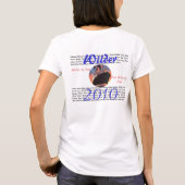 Das Baby-T-Shirt der Frauen T-Shirt (Rückseite)