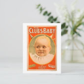 Das Baby-Theater-Poster des Clubs Postkarte (Stehend Vorderseite)