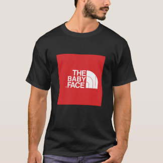 Das Babygesicht | Lustiges Outdoor-Markenparodie-T T-Shirt