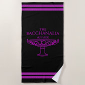 Das Bacchanalia-Affäre Handtuch (Vorderseite)