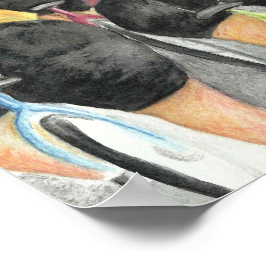 Das Backend des Bunch Poster (Ecke)