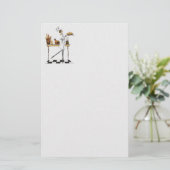 Das Bäcker-Briefpapier Briefpapier (Stehend Vorderseite)