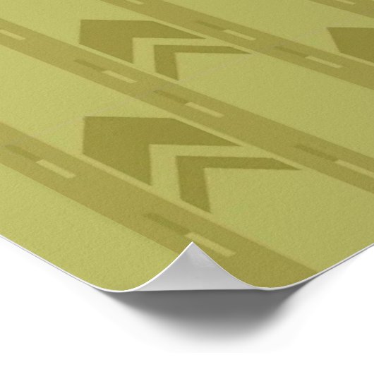 Das Backrooms-Plakat Poster (Ecke)