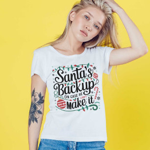 Das Backup des Weihnachtsmanns   Funny Family Chri T-Shirt