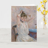 Das Bad | Berthe Morisot Karte (Gelbe Blume)