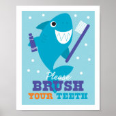 Das Bad Brush Your Teeth Art Poster (Vorne)