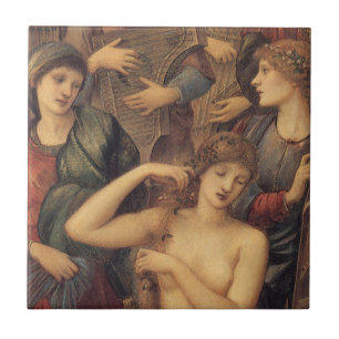 Das Bad der Venus von Sir Edward Coley Burne-Jones Fliese