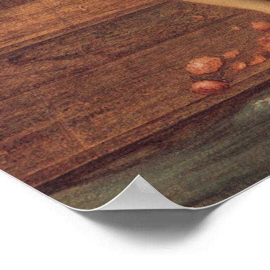 Das Bad der Venus von Sir Edward Coley Burne-Jones Poster (Ecke)