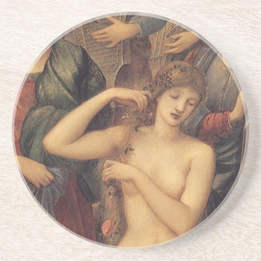 Das Bad der Venus von Sir Edward Coley Burne-Jones Sandstein Untersetzer (Vorne)