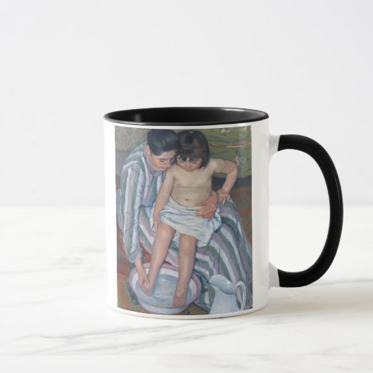 Das Bad des Kindes, 1893 (Öl auf Leinwand) Tasse (Rechts)