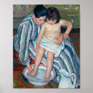 Das Bad des Kindes Mary Cassatt Poster