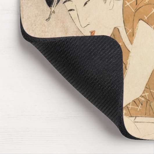 Das Bad, die Edo-Zeit Mousepad (Ecke)