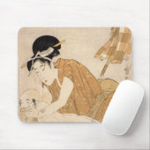 Das Bad, die Edo-Zeit Mousepad (Mit Mouse)
