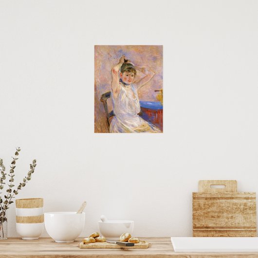 Das Bad von Berthe Morisot Poster (Küche)