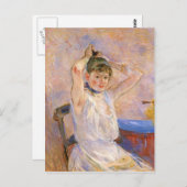 Das Bad von Berthe Morisot Postkarte (Vorne/Hinten)