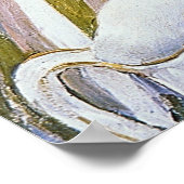 Das Bad von Pierre Renoir Poster (Ecke)