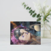 Das Baden im Himmel Postkarte (Stehend Vorderseite)