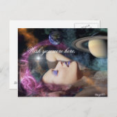 Das Baden im Himmel Postkarte (Vorne/Hinten)