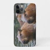 das Baden von Capybaras im Fluss, Case-Mate iPhone Hülle (Rückseite)