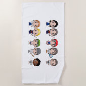 Das Badetuch für Cartoon. (Vorderseite)