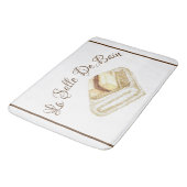 Das Badezimmer in der französischen Bad-Matte Badematte (Schrägansicht)