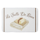 Das Badezimmer in der französischen Bad-Matte Badematte (Vorderseite)