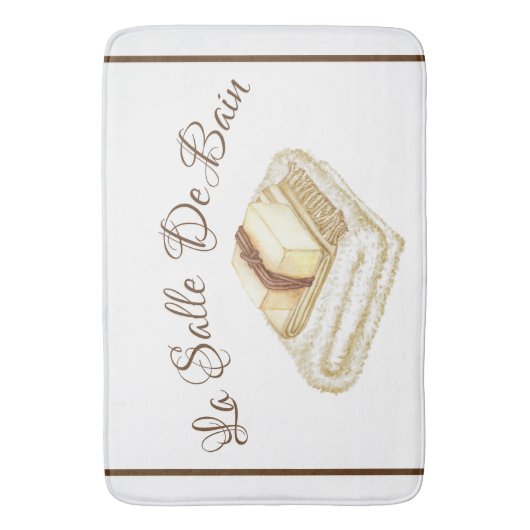 Das Badezimmer in der französischen Bad-Matte Badematte (Vorderseite Vertikal)