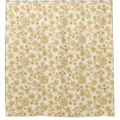 Das Badezimmer ist hübsch eingerichtet Duschvorhang (Vorderseite)