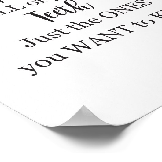 Das Badezimmer mit dem Schild spuckt dir die Zähne (Ecke)