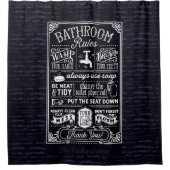 Das Badezimmer Moderne maskuline Moderne Sassy ind Duschvorhang (Vorderseite)