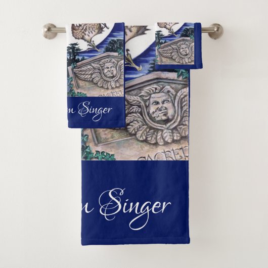 Das Badezimmer-Sänger-Bad-Tuch-Set der Welt bestes Badhandtuch Set (Insitu)