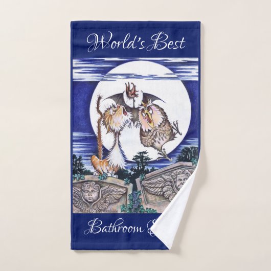 Das Badezimmer-Sänger-Bad-Tuch-Set der Welt bestes Badhandtuch Set (Handtuch)