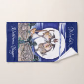 Das Badezimmer-Sänger-Bad-Tuch-Set der Welt bestes Badhandtuch Set (Handtuch)