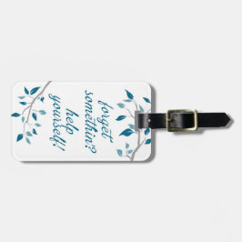 Das Badezimmer Toilettenartikel Tag Gepäckanhänger