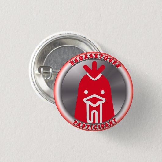 Das Bagaaktober-Button Button (Vorne & Hinten)