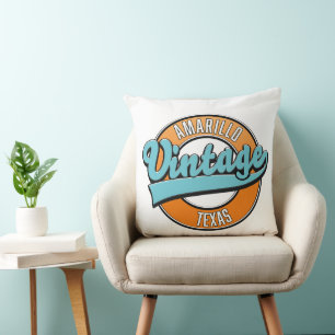 Das Bahamas Backpacker World Traveller Retro Logo. Kissen