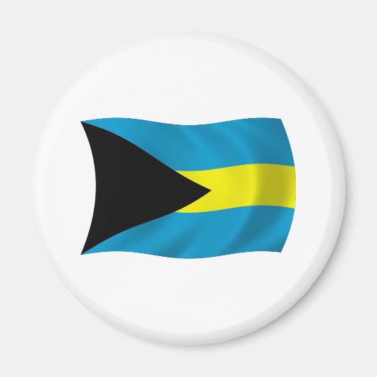 Das Bahamas-Flagge-Magnet Magnet (Vorne)