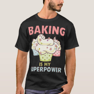DAS BAKEN IST MEINE LEISTUNG 3 Süßes Pastell Cupca T-Shirt