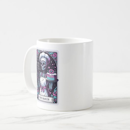 Das Baker-Tarot Kaffeetasse (Vorderseite Links)