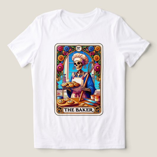 Das Baker-Tarot Tri-Blend Shirt (Design Vorderseite)