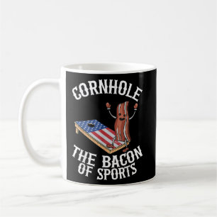 Das Bakon der amerikanischen Flag Board Mais Hole Kaffeetasse