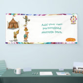 Das balancierende Bündel Banner (Messe)