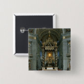 Das Baldacchino, der hohe Altar und der Stuhl Button (Vorne & Hinten)