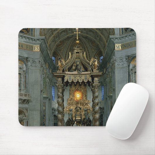Das Baldacchino, der hohe Altar und der Stuhl Mousepad (Mit Mouse)