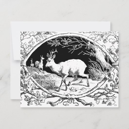 Das "Ball Game Dinner"-Menü des altmodischen Jäger Einladung (Rückseite)