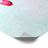 Das Ballett in Rosa Poster (Ecke)