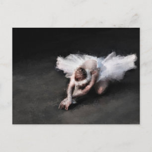 Das Balletttänzerin-Gemälde Postkarte