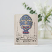 Das Ballonexperiment der Brüder Montgolfier Postkarte (Stehend Vorderseite)