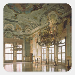 Das Ballsaal (Foto) Quadratischer Aufkleber